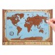 Карта мира со скретч-слоем "Карта открытий"